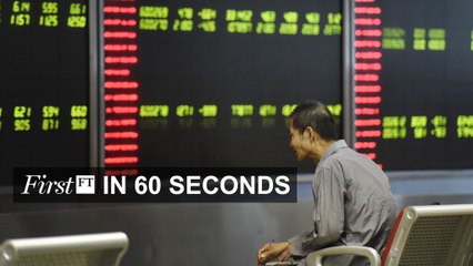 FirstFT - Market volatility, betting merger