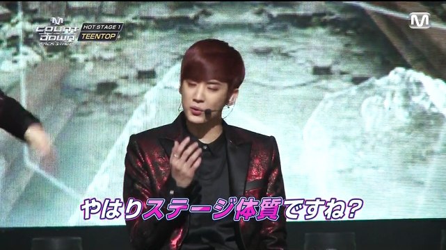 141003 틴탑 엠카 백스테이지