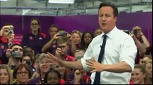 David Cameron Heckled By Olympics Volunteer
