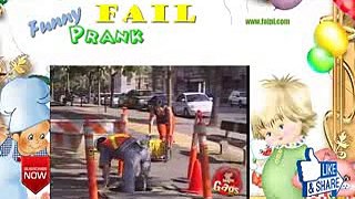 Funny Worker falling down the drain! 6b6Ruc9AseE