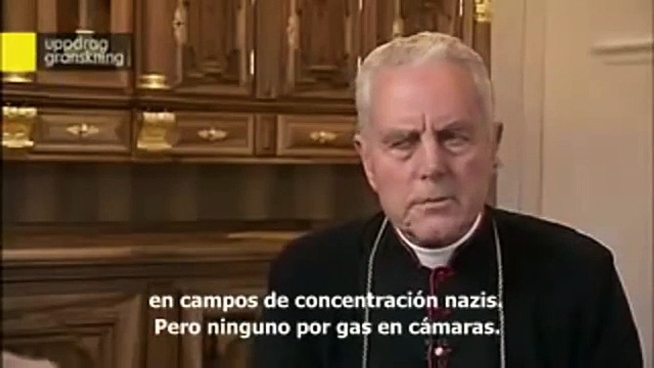 Obispo Williamson niega "holocausto"