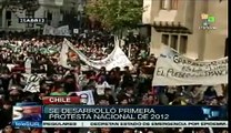 Vuelven a las calles estudiantes chilenos por la educación