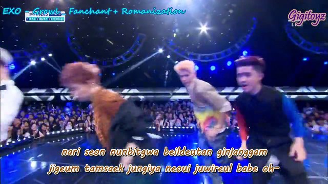 Fanchant + Romanization (color coded lyrics) - EXO _ Growl