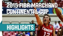 Brazil v Canada - Highlights - 2015 FIBA Marchand Continental Cup