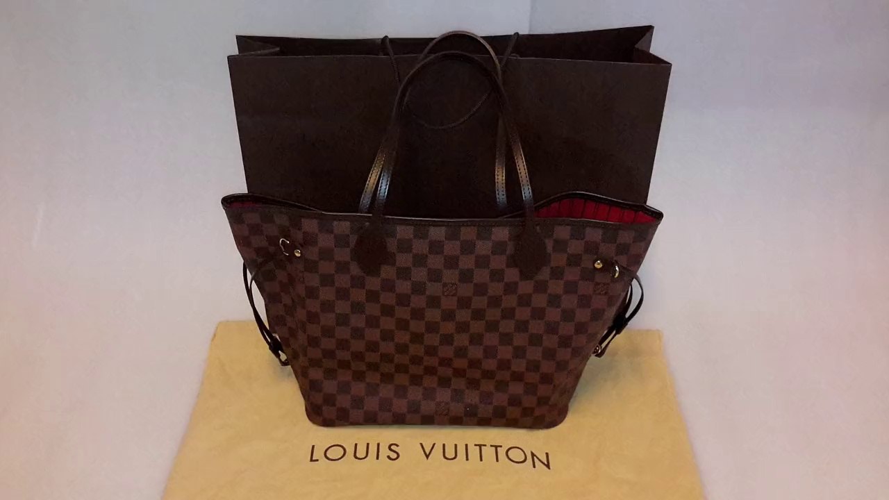 กระเป๋าหลุยส์ Louis Vuitton Neverfull MM Damier Made in France มือสองของแท้ - พร้อมส่ง ราคา25900บาท