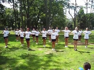 Divine Child Cheer "Catch The Wave, Find A Cure For Hydrocephalus"