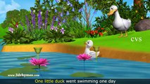Five Little Ducks Went Out One Day | 3D Nursery Rhymes | English Nursery Rhymes | Nursery Rhymes for Kids