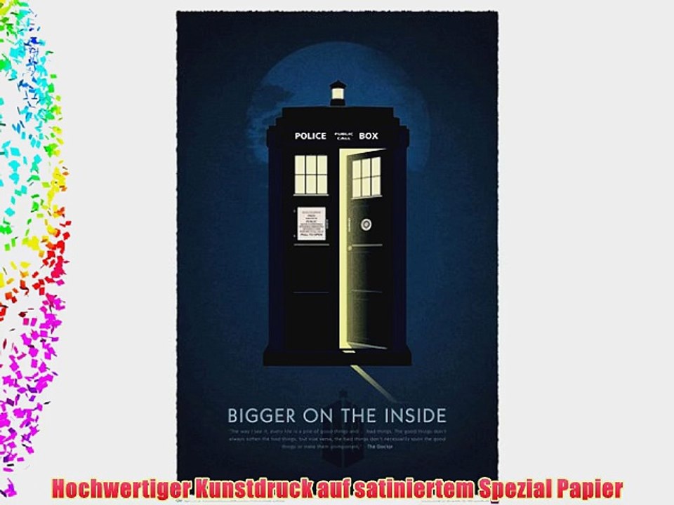 Doctor Who 50th Anniversary Art Print Poster