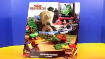 Disney Planes Wild Fire & Rescue Wildfire Rescue Playset Dusty Crophopper Saves Tractor Buck