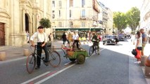 Commémoration dans les rues d'Avignon