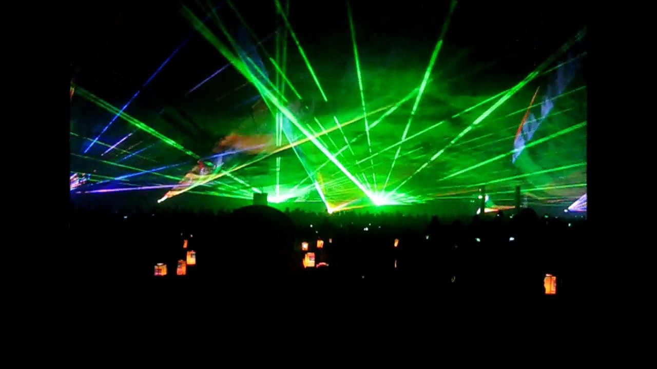 Flammende Sterne Lasershow Zusammenschnitt