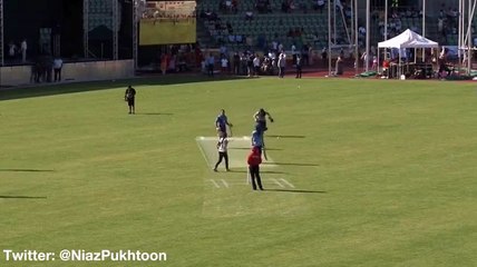 Umer Akmal Got Bowld by a Girl In Norway Charity Match