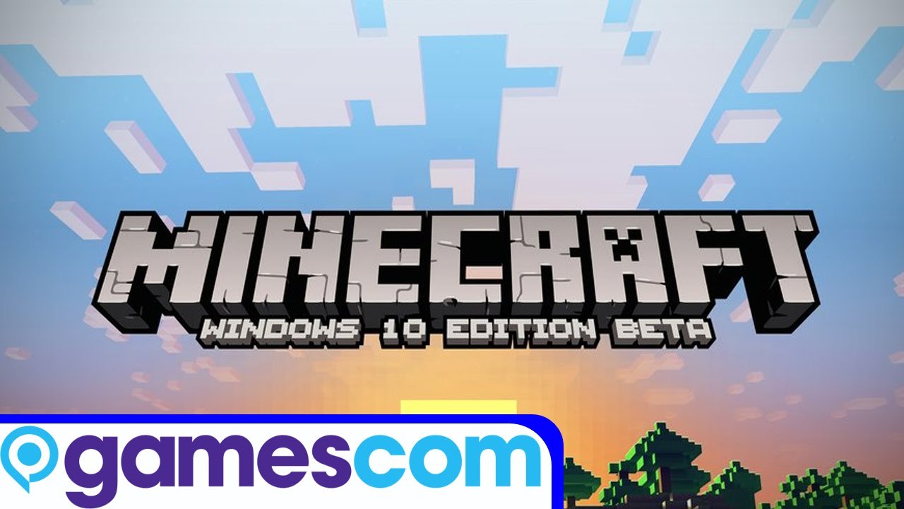 Minecraft Windows 10  - GamesCom Review