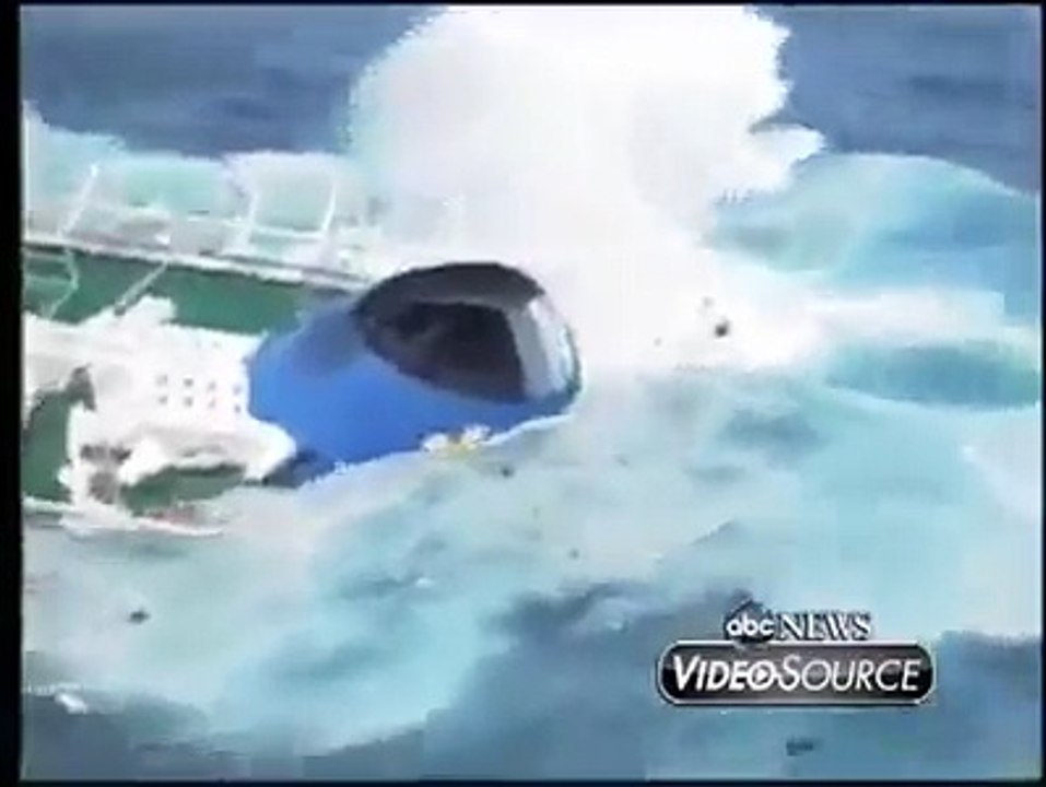 ship sinking real
