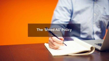 How to Introduce A Shredding Policy In Your Workplace