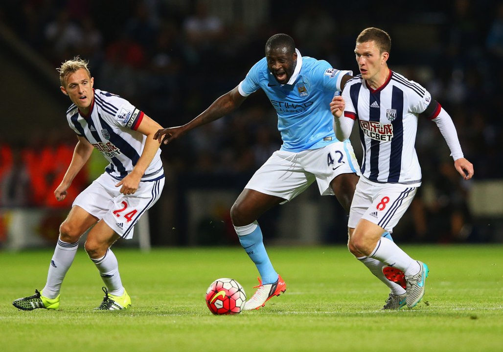 West brom vs Manchester city  10.08.2015 highlights