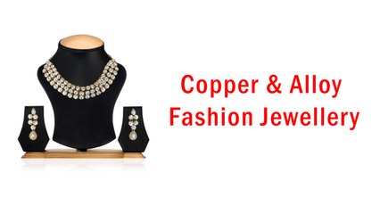 Elegant & Fashionable Copper & Alloy Jewel Set