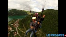 Vol en parapente au-dessus du haut Bugey