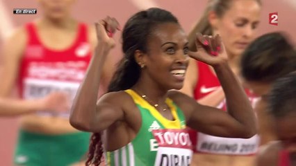 Mondiaux d'Athlétisme : Genzebe Dibaba championne du monde du 1500m