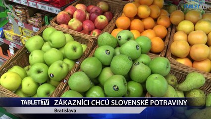 ZÁKAZNÍCI CHCÚ SLOVENSKÉ POTRAVINY