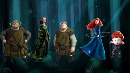 Daddy Finger Kids Songs Finger Family Children Nursery Rhymes - Disney Brave!_2