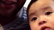 Six-month-old baby cries along with his dad every time he mimics tears