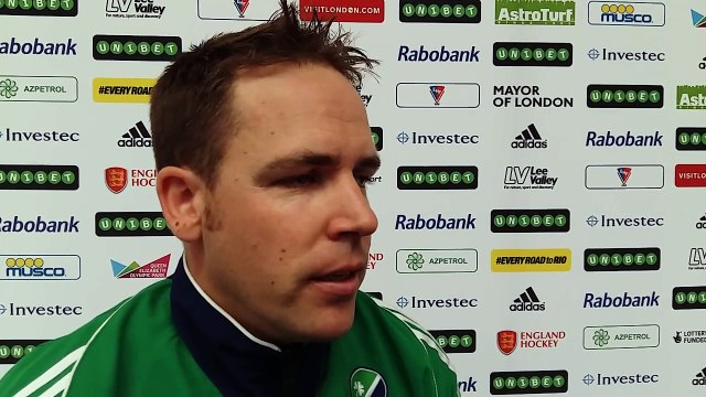 Interview de Stephen Barry après le match Belgique-Irlande