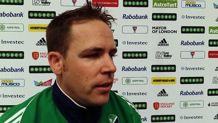 Interview de Stephen Barry après le match Belgique-Irlande