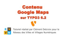 Tutoriel TYPO3 6.2 - Contenu Google Maps