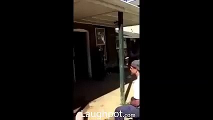 Beer pong dunk!