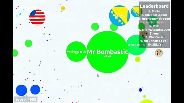 agar.io Gameplay high score 13k Solo