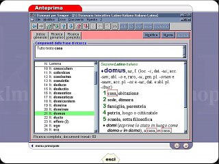 Il cd-rom 'Dizionario interattivo ITALIANO FRANCESE