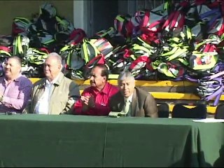 ENTREGA DE MOCHILAS CON ÚTILES ESCOLARES EN LA SEC.  FEDERAL MA. GUADALUPE ESCOTO MAGAÑA