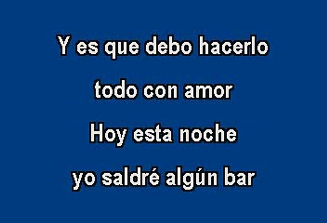 Juan Gabriel - Debo Hacerlo (Karaoke)