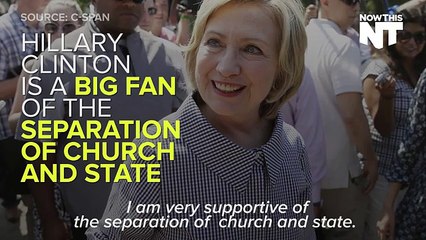 Hillary Clinton: I "Will Defend" Separation Of Church & State