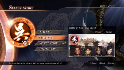 PS4 - Dynasty Warriors 8 Xtreme Legends - Wu - Battle Of New Hefei Castle
