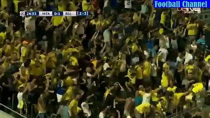 Eran Zahavi Goal - Maccabi TA vs Basel 1-1 *25.08.2015