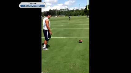 Georgia Southern kicker nails trick field goal