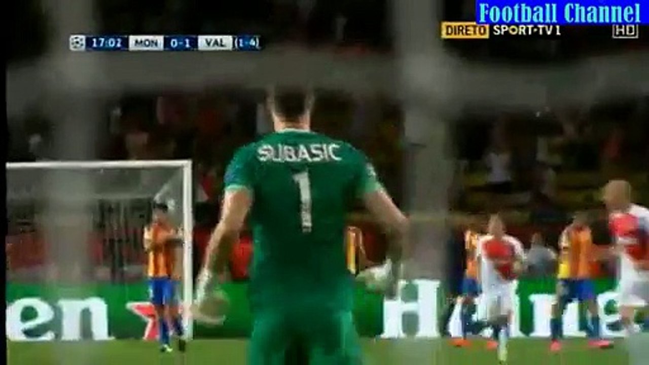 Andrea Raggi Goal - AS Monaco vs Valencia 1-1 _25.08.2015