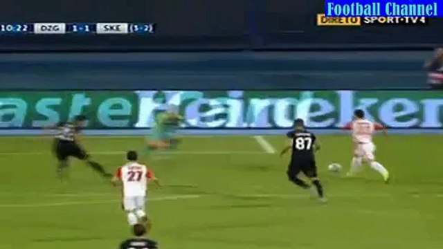 Esquerdinha Goal - Dinamo Zagreb vs Skenderbeu 1-1 CHAMPIONS LEAGUE 25.08.2015