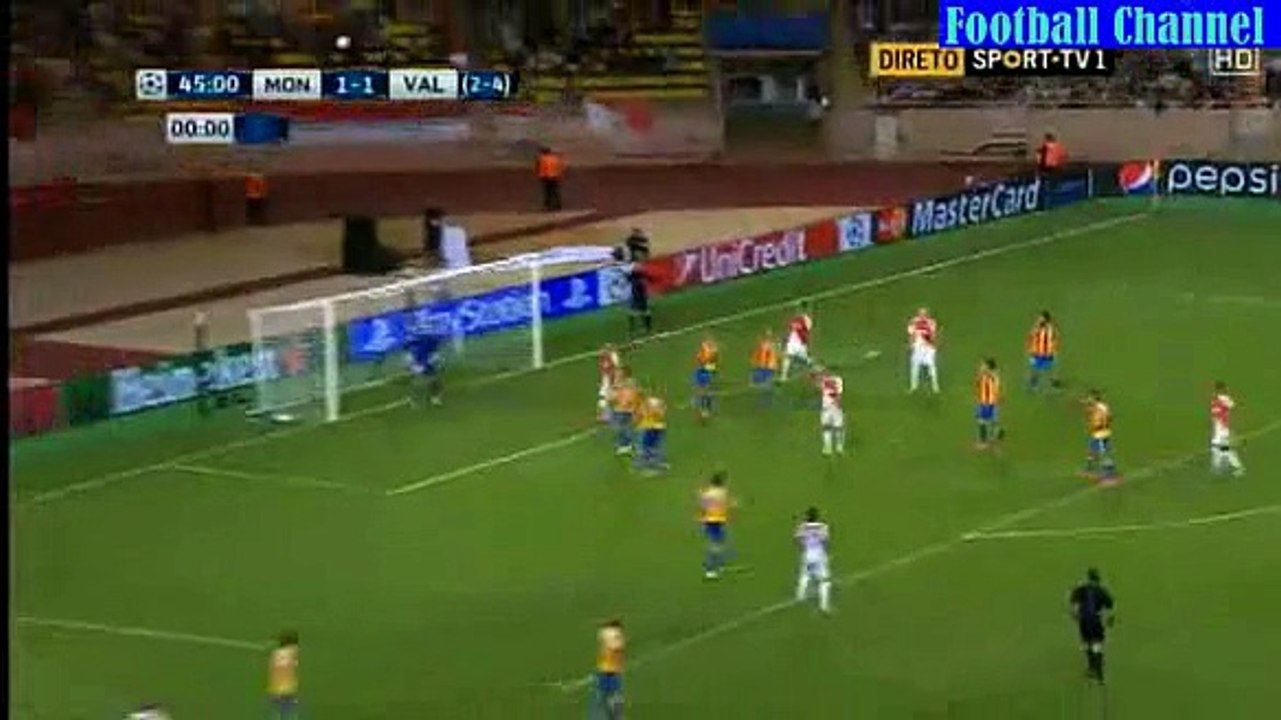 1st Half Goals & Highlights - AS Monaco 1 - 1 Valencia CHAMPIONS LEAGUE 25.08.2015