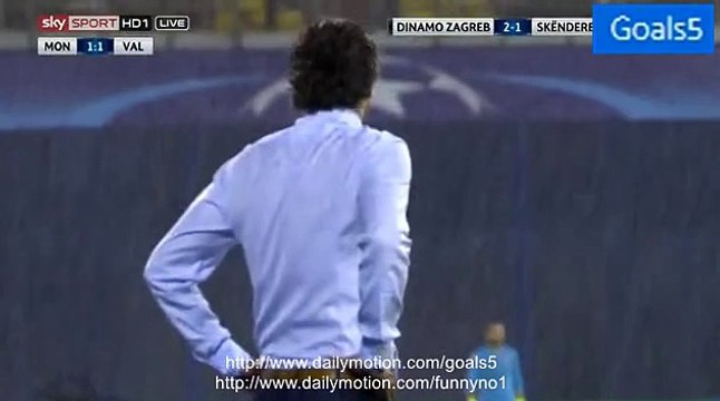 Goncalo RED Card Dinamo Zagreb 2 - 1 Skenderbeu Champions League 25-8-2015