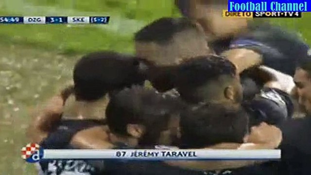 Jeremy Taravel Goal - Dinamo Zagreb vs Skenderbeu 3-1 *25.08.2015 CHAMPIONS LEAGUE