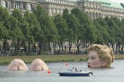 Most Amazing Giant Sculptures in The World,Die-Badende-Statue,Doll,Forever-Marilyn-Statue,Gigantic-Dreaming-Girl-St.-Helens-England,London-Ink-Swimmer-Sculpture