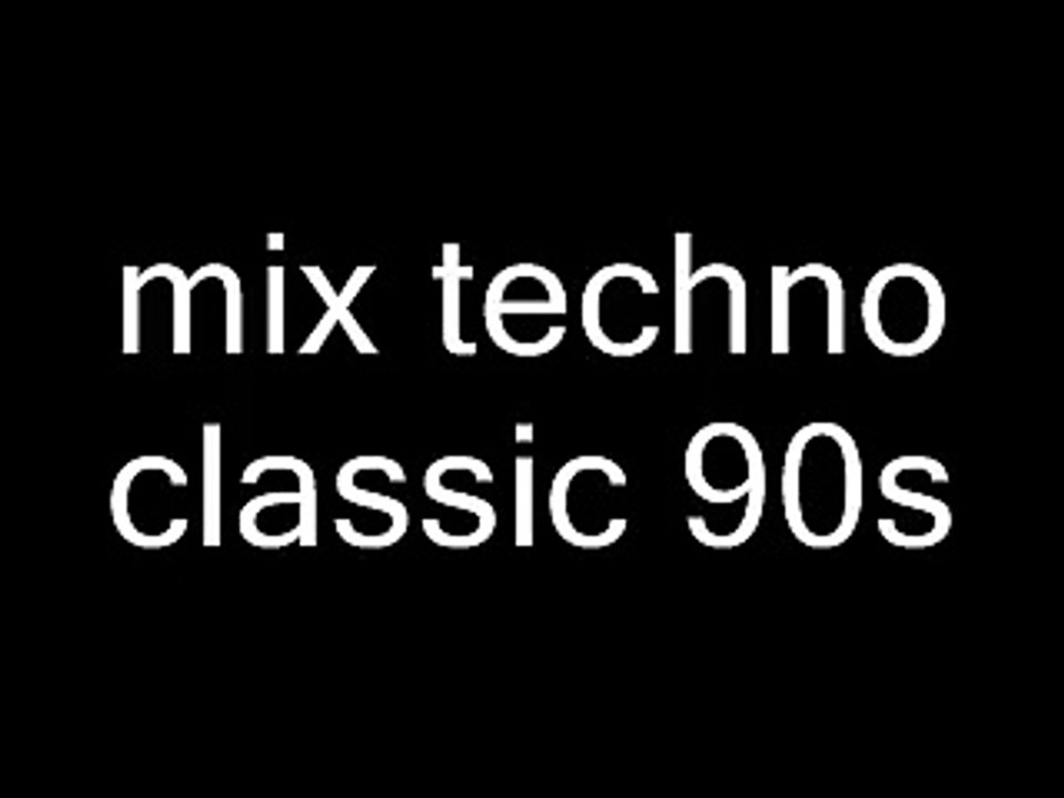 mix techno  classic 92/98 mixer par moi
