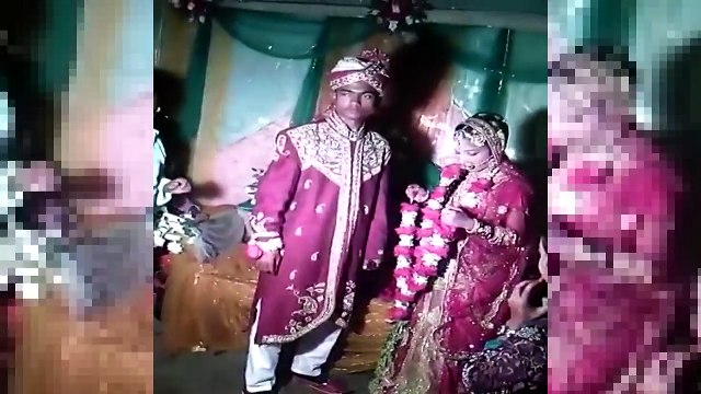 Hindistan'da gelin ve damadın fotoğraf çekimi