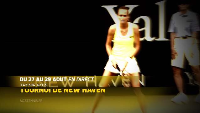 Le tournoi de New Heaven est à suivre en direct sur MCS Tennis à partir du 27 Août !