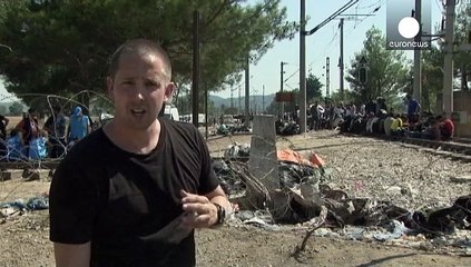 Download Video: La ONU prevé que unas 3.000 personas crucen la frontera entre Macedonia y Serbia los próximos días