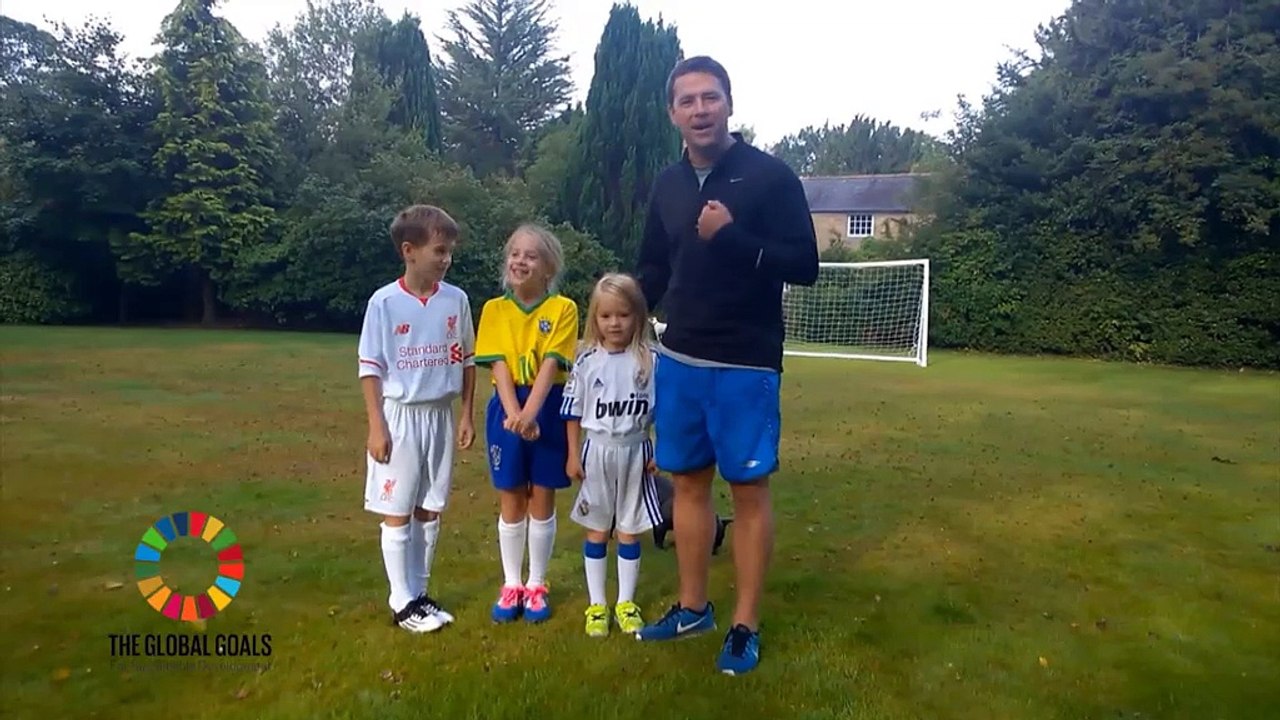 Owen takes on dizzy goals challenge