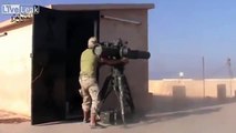 En video: Ejército sirio destruye presunto camión del Estado Islámico